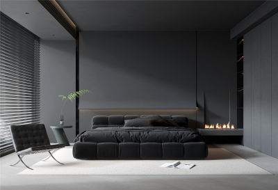 现代卧室-1%978490